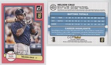 2016 Panini Donruss 1982 Design Pink Border Nelson Cruz #D82-27