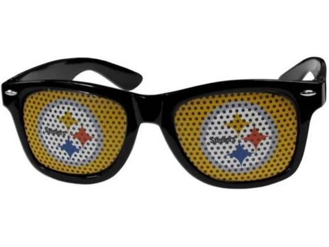 NFL Pittsburgh Steelers Team Logo Game Day Mesh Shades Sunglasses Cover