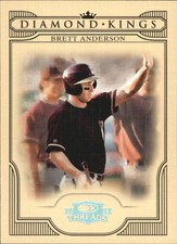2008 (ATHLETICS) Donruss Threads Diamond Kings Silver #15 Brett Anderson /250