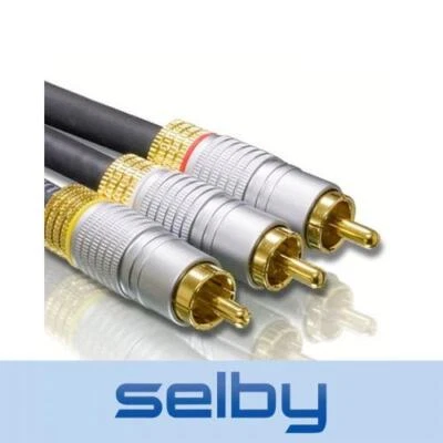 1.5m Philips Quality AV Composite Audio Video Cable Lead OFC Shielded RRP $99.95 - image 1 of 3