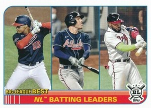 #246 JUAN SOTO/FREDDIE FREEMAN/MARCELL OZUNA 2021 Topps Big League BEST