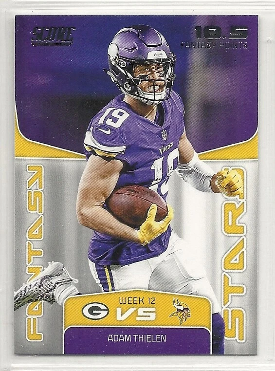 2019 Score Football Fantasy Stars - #FS-12 - Adam Thielen - Minnesota Vikings - Image 1 of 1