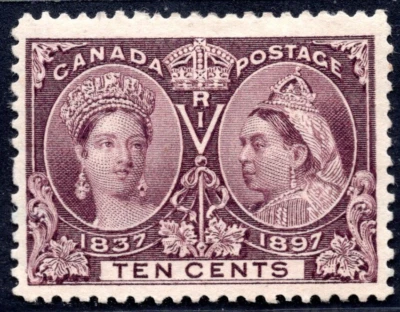 CANADA 1897 JUBILEE SCOTT #57 MINT HINGED VF - Image 1 of 2