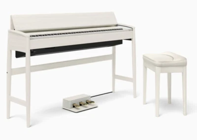 Roland & Karimoku Electronic Piano Digital Piano KIYOLA KF-10 Sheer White New - Image 1 of 3