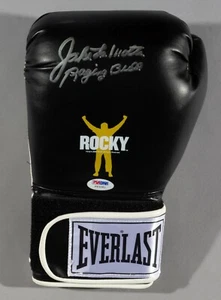 Jake LaMotta Signed ROCKY Balboa Boxing Glove PSA/DNA COA L Auto'd Raging Bull - Picture 1 of 24