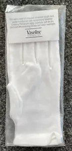 Neu in Verpackung Vaseline weiße feuchtigkeitsspendende Handschuhe Einheitsgröße - Bild 1 von 3