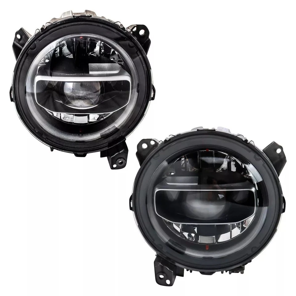 PAR DE FAROS LED APTOS PARA JEEP WRANGLER JL GLADIATOR 2020-2022 Foto 1 de 4