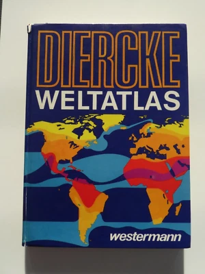 Diercke Weltatlas Schulatlas Kontinente Erdübersicht Weltall 9. Auflage 1975 - Bild 1 von 4