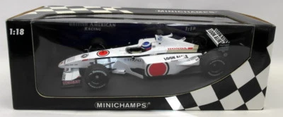 Minichamps 1/18 Scale diecast 180010080 BAR Honda Showcar 2001 O. Panis - Image 1 of 3