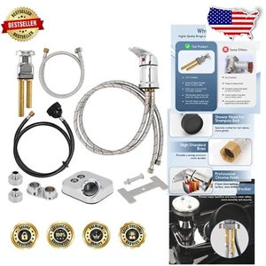 Durable Shampoo Bowl Faucet with Adjustable Vacuum Breaker - 3 Color Options - Picture 1 of 10