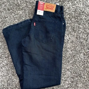 NWT Levi's 514 Straight Leg Jeans Boys Size 12 Regular Adjustable Waistband - Picture 1 of 3