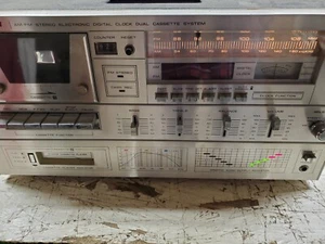Reproductor de casete de discos de sonido Lenoxx estéreo radio AM/FM SL-905 de colección años 70 80 funciona - Imagen 1 de 9