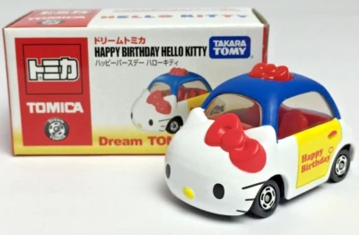 Tomica Dream Tomica Happy Birthday HELLO KITTY Asia Version New - Image 1 of 3