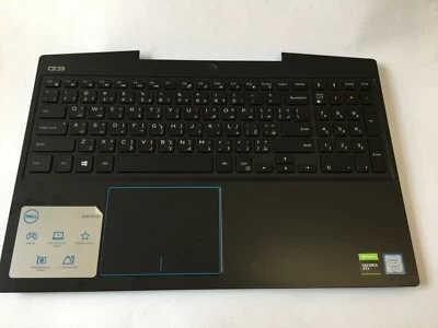 Dell G3 15 3590 ARABIC B/L Keyboard Inc Palmrest + SPEAKERS 0P0NG7 0H1MH8 (063) - Image 1 of 4