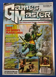 Games Master Magazine International #3 October 1990 Fantasy Gaming Rare Gurp - Bild 1 von 12