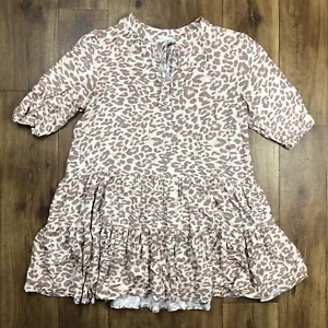 Petal And Pup Women Sz S Cheetah Animal Print Mini Dress - Picture 1 of 10
