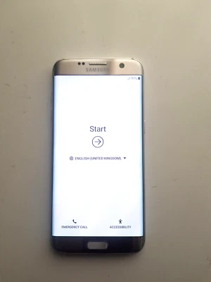 Samsung Galaxy S7 Edge SM-G935F Silver 4G LTE Factory Unlocked Android - Image 1 of 4