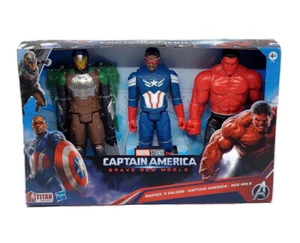 Captain America Brave New World Titan Hero 12" Actionfigur Set Red Hulk Falcon - Bild 1 von 3