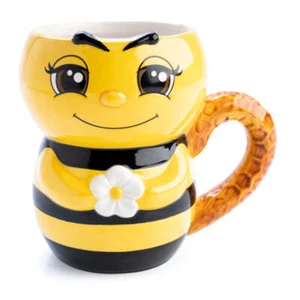 JoyBee Tazza a Forma 3D Impugnatura Adorabile Qualità Vibrante Colore Giallo - Foto 1 di 3