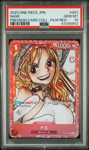 2023 One Piece Japanese Premium Collection Film Red Nami #ST01-007 PSA 10 GEM - Picture 1 of 2