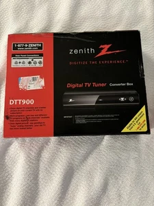 ⭐️Zenith DTT900 Digital TV Tuner Converter Box⭐️w/ Wireless Remote New in Box⭐️ - Picture 1 of 3