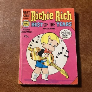 Richie Rich Best of the Years Digest Magazine (First Issue No 1) - Picture 1 of 4