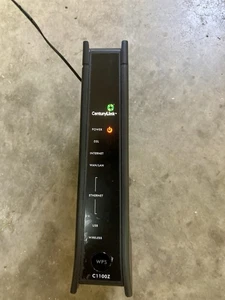 Century Link ZyXEL C1100Z Modem Wifi Router Tested AC Adapter Included - Picture 1 of 15