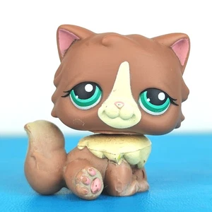 Authentic Littlest Pet Shop #371 Persian Cat Kitty / Original Hasbro LPS - Picture 1 of 4