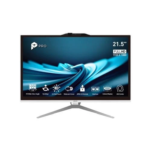 MSI PC AIO 21,5" WHITE TOUCH I5-13400 8GB 256GB SSD WIN 11 PRO - Immagine 1 di 1