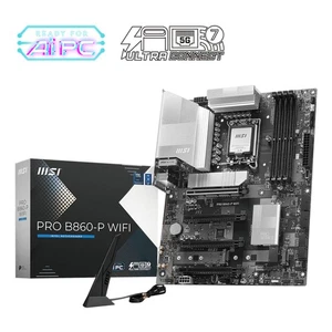 MSI PRO B860-P WIFI Intel LGA 1851 Socket V1 Intel Core Ultra Series 2 LGA 1851 - Picture 1 of 1