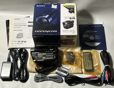 Sony HDR-UX10 4MP DVD High Definition Handycam Camcorder with 15x Optical Zoom - Image 1 of 4