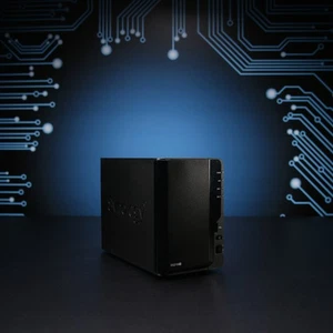 Synology DiskStation DS218+ / 2-Bay NAS / 1 Gb LAN, 2x 6 TB HDD (WD60EFAX) - Picture 1 of 5