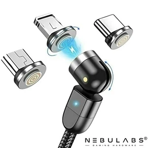 Magnetic Fast Car Charger Thunderbolt Cable Charging Android Magnet Charge Cord - Picture 1 of 9