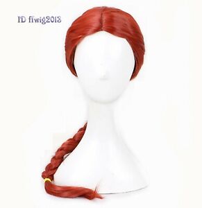 Jessie Toy Story  29 in. Long Red braided cosplay hair wigs For Women Grils