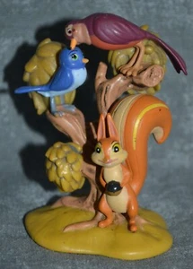 Disney Sofia the First Whatnaught Squirrel & Birds Toy Figure Cake Topper - Picture 1 of 4