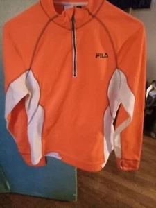Fila Jacket Medium Womens Orange - Picture 1 of 8