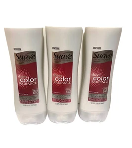 3 Pack Suave - Sheer Color Radiance - Protect & Revive CONDITIONER - 12.6 oz - Picture 1 of 2