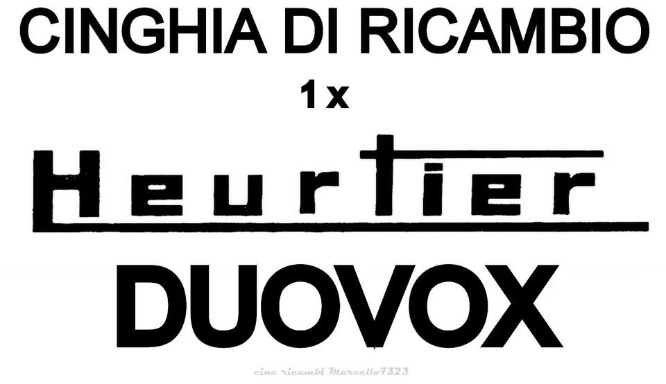 ★CINGHIA DI RICAMBIO MOTORE 1 x PROIETTORE SUPER 8 mm HEURTIER DUOVOX★ - Immagine 1 di 1