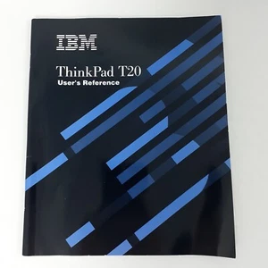 Vintage 2000 IBM ThinkPad T20 User's Reference Guide Booklet - Picture 1 of 18