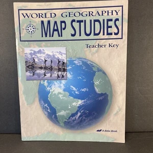 Abeka A Beka Grade 9 World Geography Map Studies TEACHER Key  2009 - Picture 1 of 5