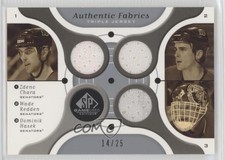 2005 SP Game Used Edition Authentic Fabrics Triple /25 Zdeno Chara Wade Redden