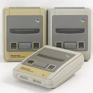 Three 3 x Nintendo Super Famicom Console Tested System SFC0902 - Picture 1 of 24