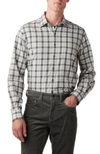 $198 - Rodd & Gunn Boltons Sports Fit Cotton Flannel Button-Up Shirt in Ash M - Picture 1 of 5