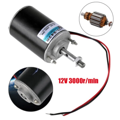12V 30W 3000RPM Permanent Magnet Electric DC Motor High Speed Generator CW/CCW. - Image 1 of 4