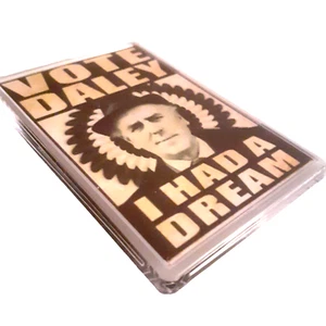 Birthday gift Arthur Daley/Minder vote Daley fridge/locker magnet jumbo 90-60mm - Picture 1 of 2