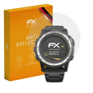 atFoliX 3x Screen Protection Film for Garmin D2 Charlie matt&shockproof - Afbeelding 1 van 8
