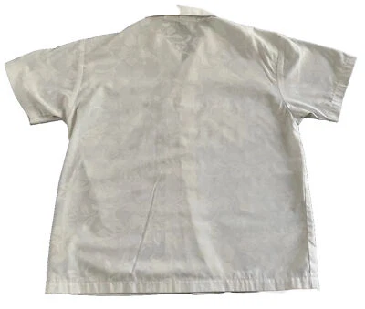 Hilo Hatties Niños Pequeños Hawaiano Blanco Floral Manga Corta Con Botones Usado en Excelente Condición Foto 1 de 4