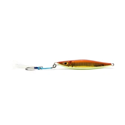 MUSTAD MJIG02 DAGGERMAN VERTICAL JIG ORANGE GOLD MUTIPLE SIZES **FREE SHIPPING** - Image 1 of 2