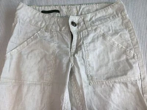 Pantalones cortos crema para mujer Wrangler Rock 47 talla 0 ultra baja en excelente estado - Imagen 1 de 12