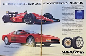 1988 Magazine Advertisement Goodyear Eagles There Really Is A Difference - Picture 1 of 2